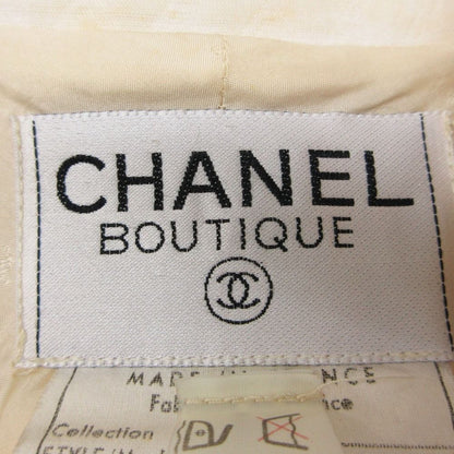 Chanel Coat Quilted Long Chesterfield Ivory — view 7