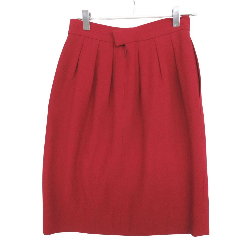 Chanel Suit Vintage Wool Skirt Jacket Set Peak Lapel — view 5