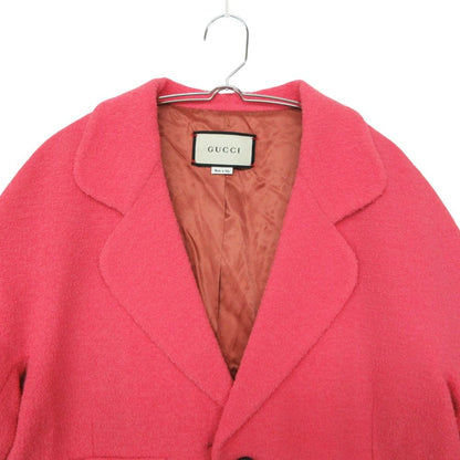 Gucci jacket Interlocking G Button Tweed Croppedjacket Shaw-g Length Pink — view 4