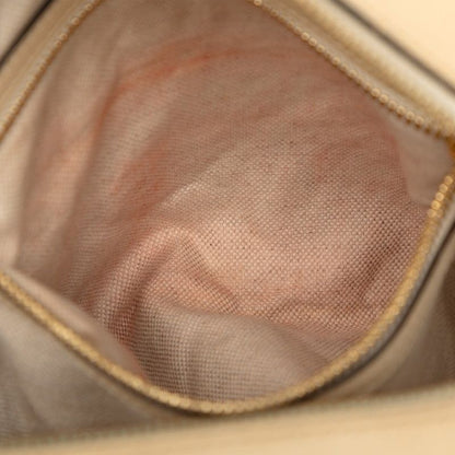 Gucci GG Logo Crossbody Shoulder Bag Beige Red Leather — view 5