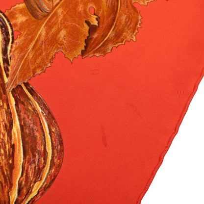 Hermes Carre 90 Citrouilles Et Coloquintes Pumpkin And Colocinto Scarf Large — view 7