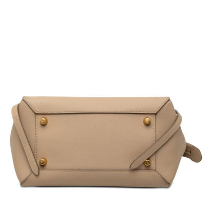 Celine Belt Bag 2-Way Beige Leather — view 3