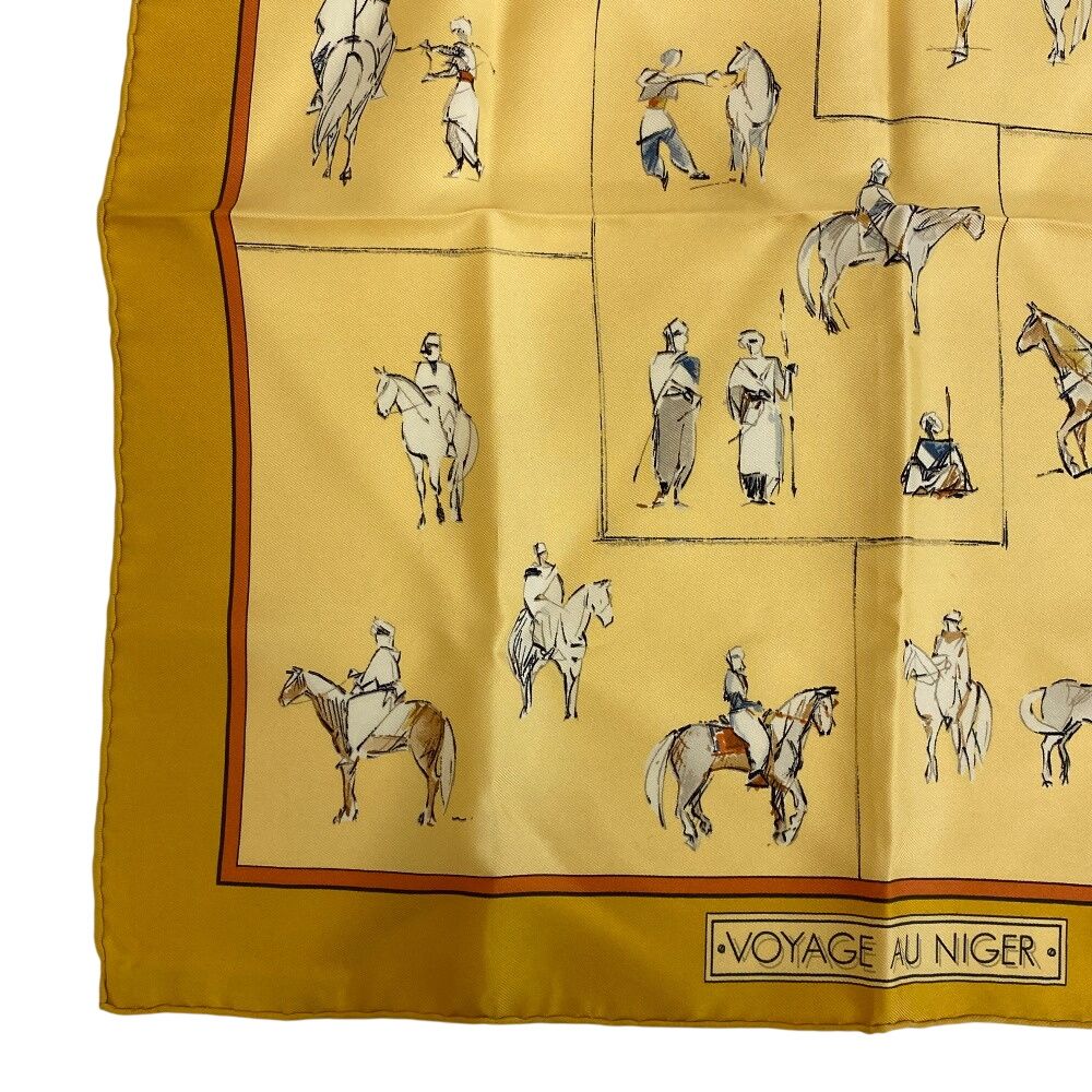 Hermes Carre 45 Voyage AU Niger Journey To Scarf — view 6