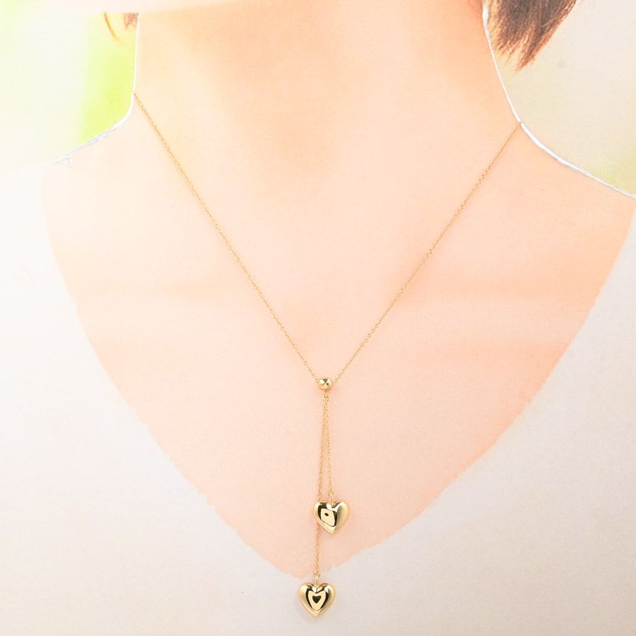 Tiffany & Co Heart Necklace Puff Drop — view 4