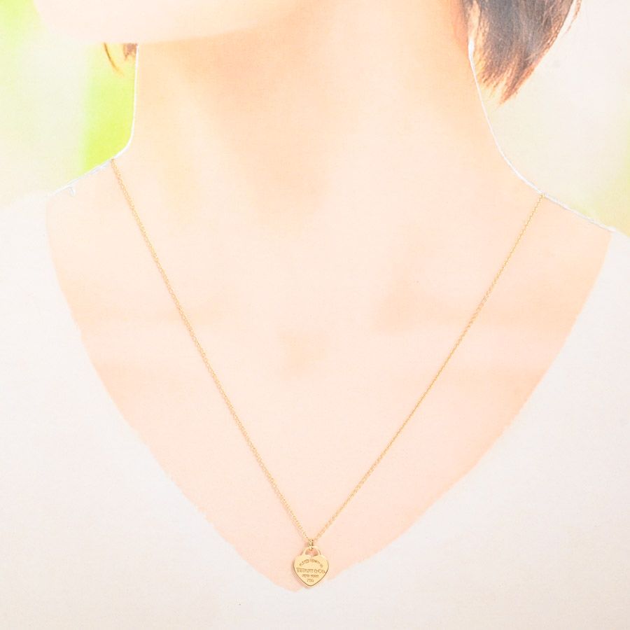 Tiffany & Co Heart Necklace Return to — view 6