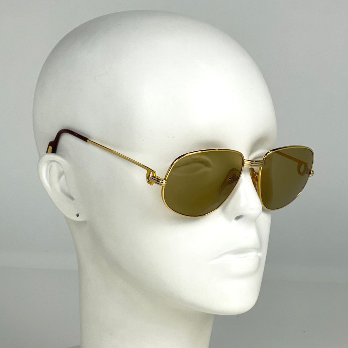 Cartier Trinity Sunglasses Eyewear Metal Gold — view 6