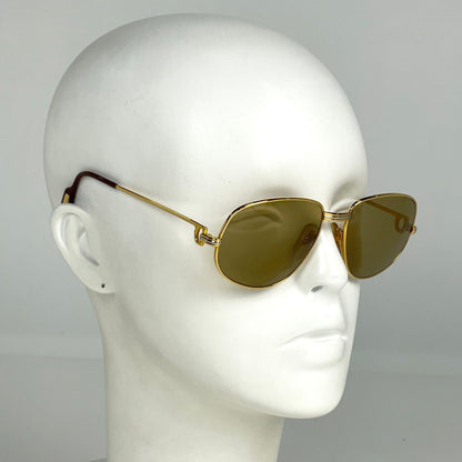 Cartier Trinity Sunglasses Eyewear Metal Gold — view 6