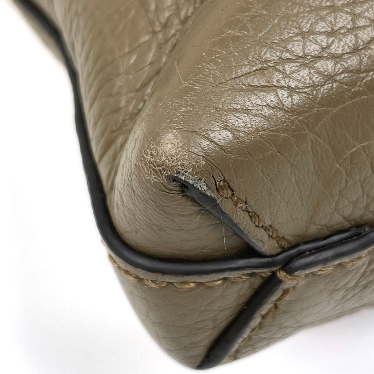 Gucci Jumbo GG Shoulder Bag 2-Way Second Leather Beige — view 3