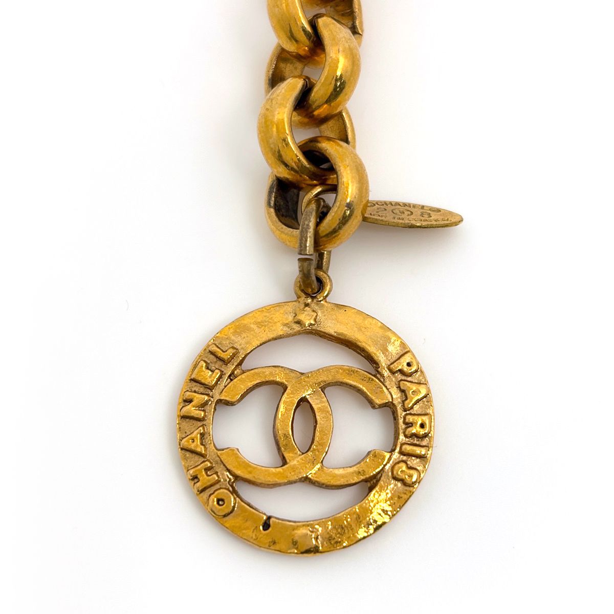 Chanel CC Logo Chain Belt Double Strand Gold Plated — view 2
