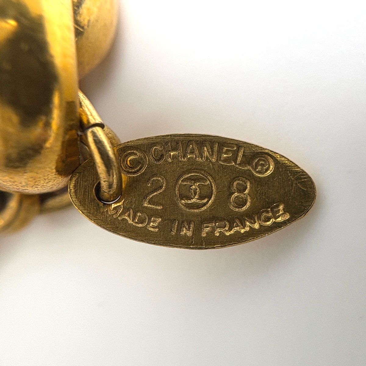 Chanel CC Logo Chain Belt Double Strand Gold Plated — view 6