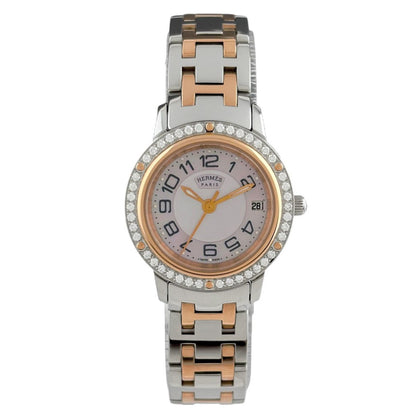 Hermes Cles Watch SS Quartz Pink — view 2