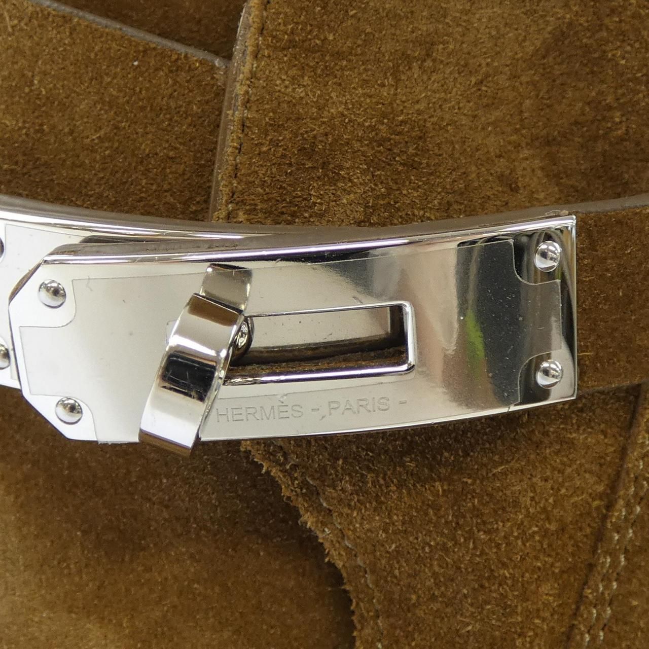 Hermes Veo Kelly Buckle Boots — view 7