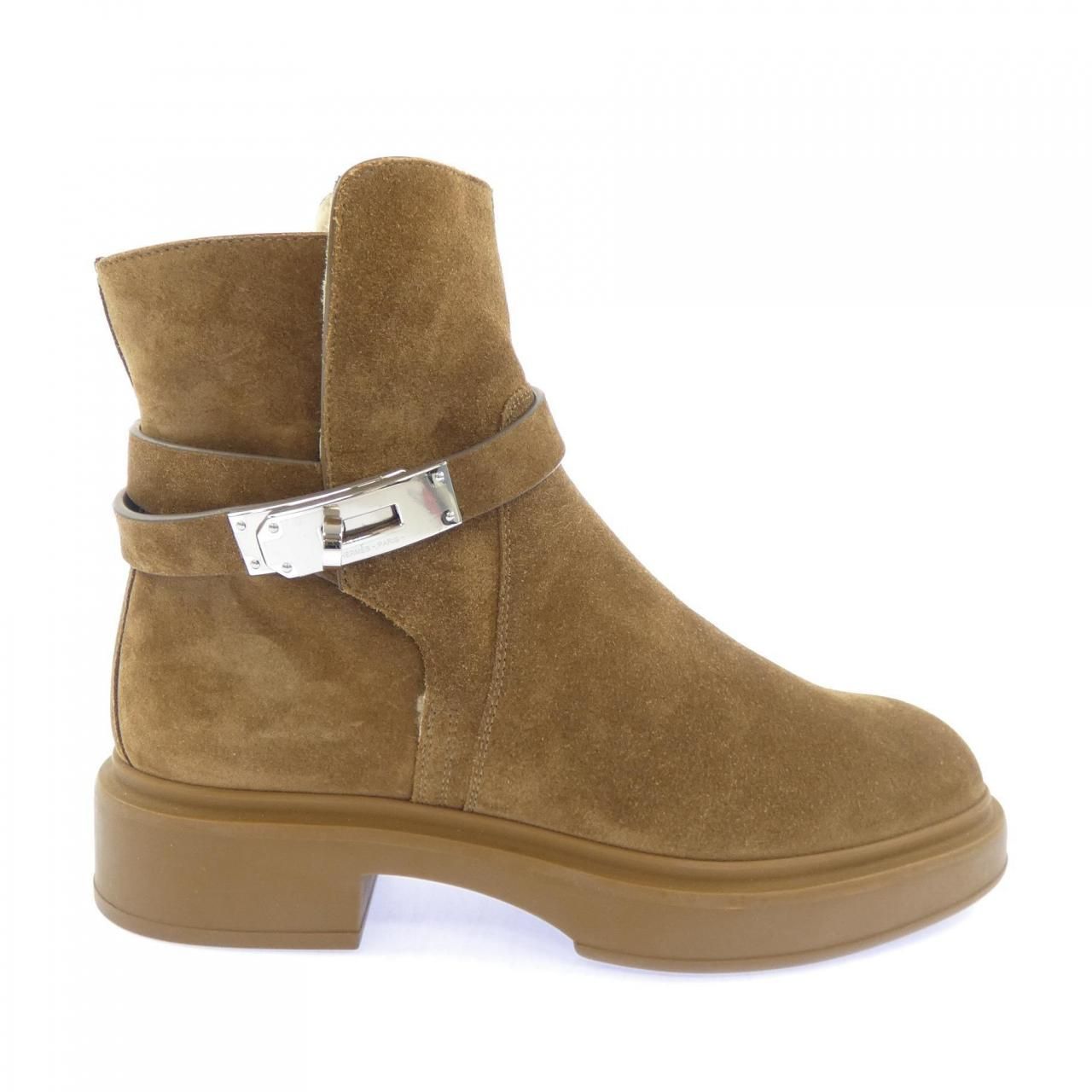 Hermes Veo Kelly Buckle Boots