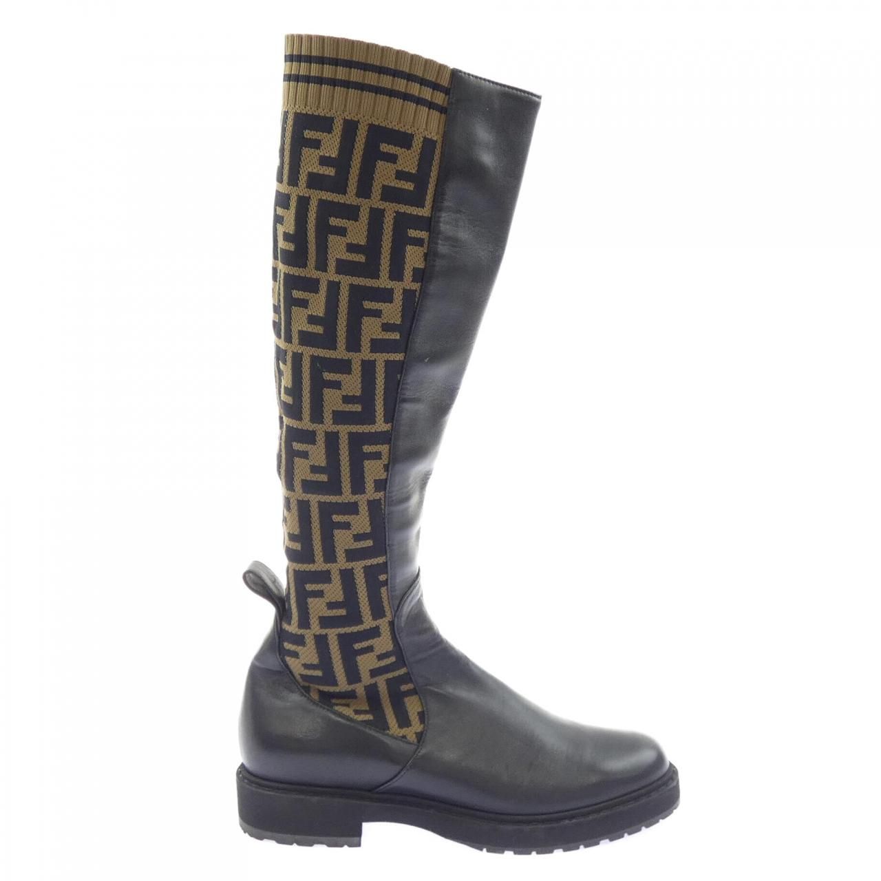Fendi Long Boots Black