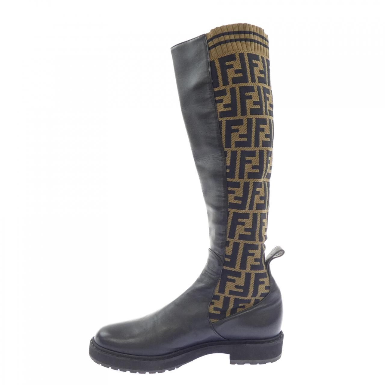 Fendi Long Boots Black — view 2