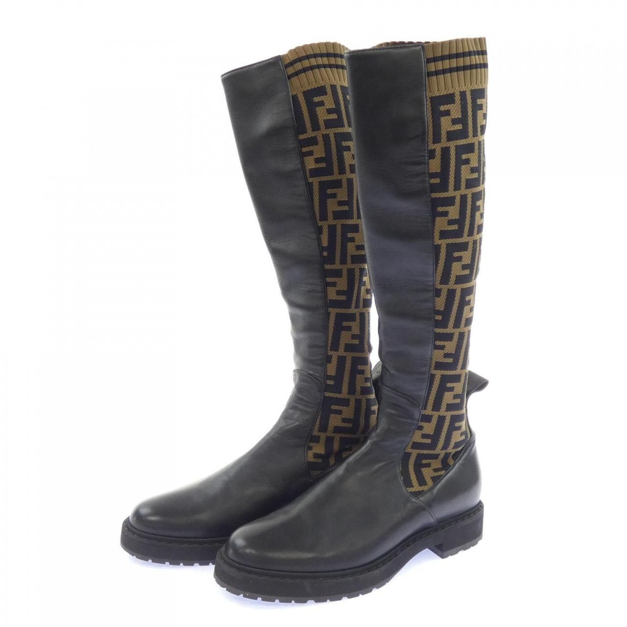Fendi Long Boots Black — view 3