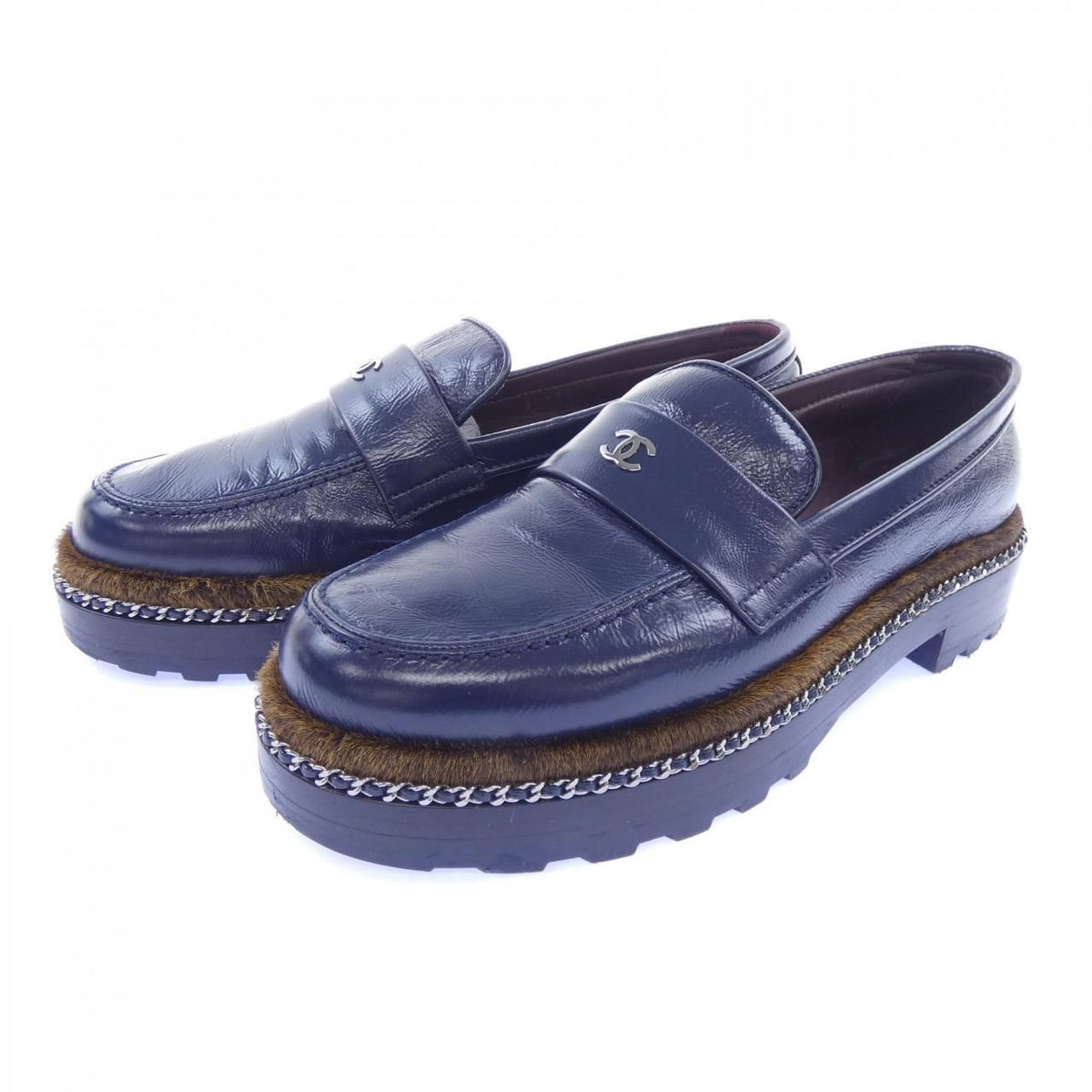 Chanel Moccasins Loafers Shoes — view 3