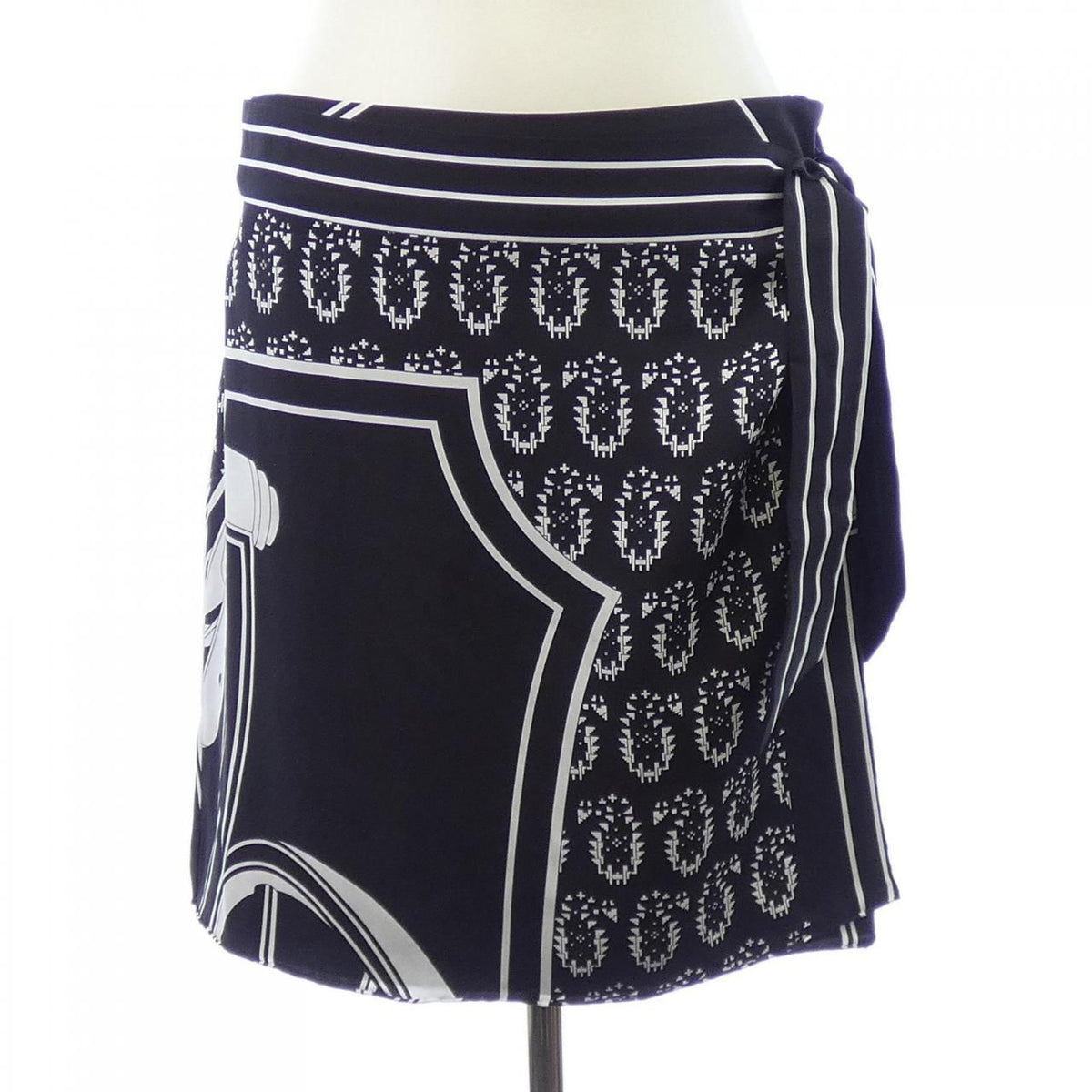 Hermes Twill Lane Skirt