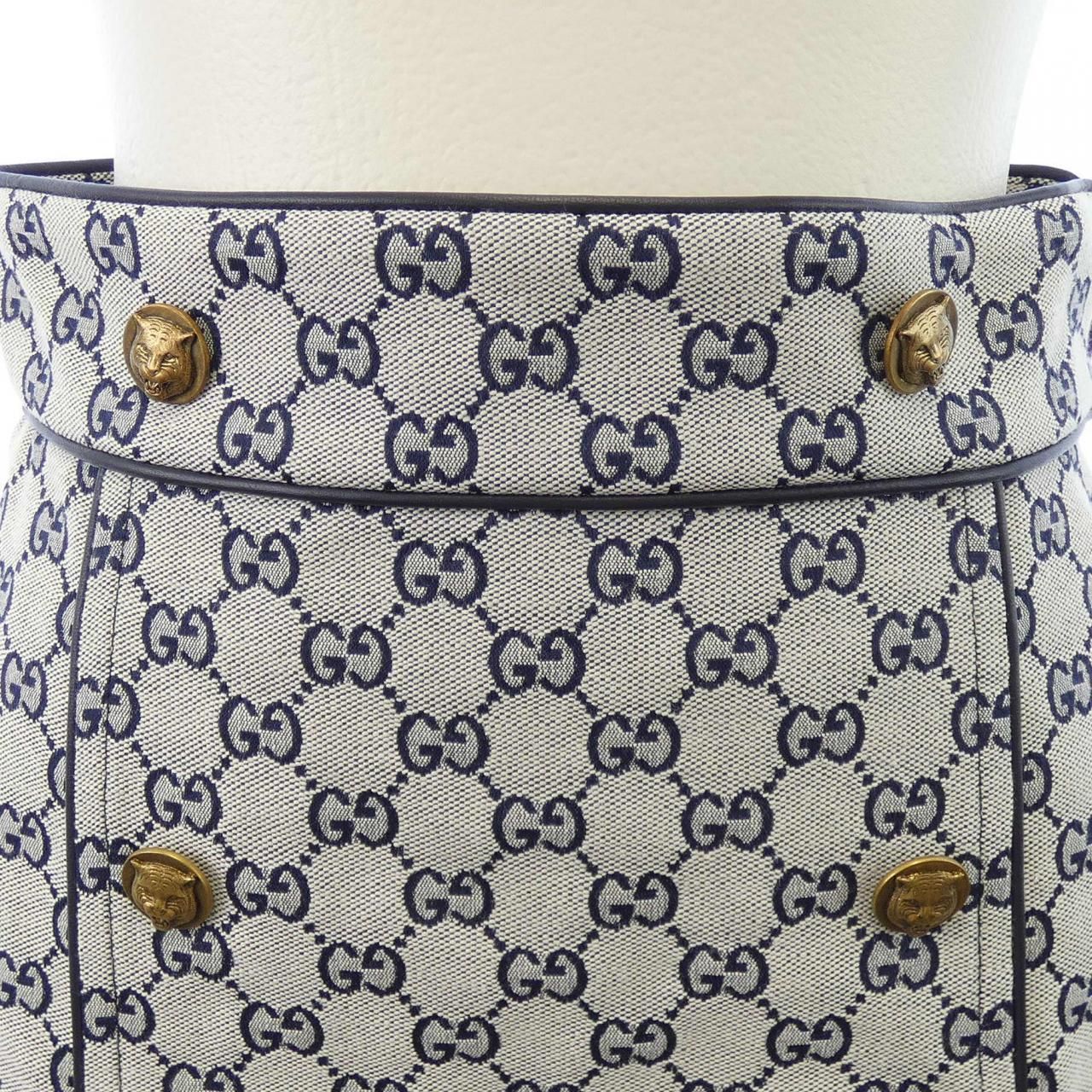 Gucci GG Skirt Navy — view 6