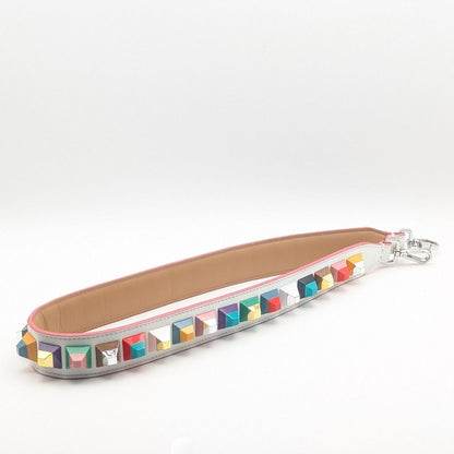 Fendi Shoulder Strap Long Studded Multicolor Silver — view 2