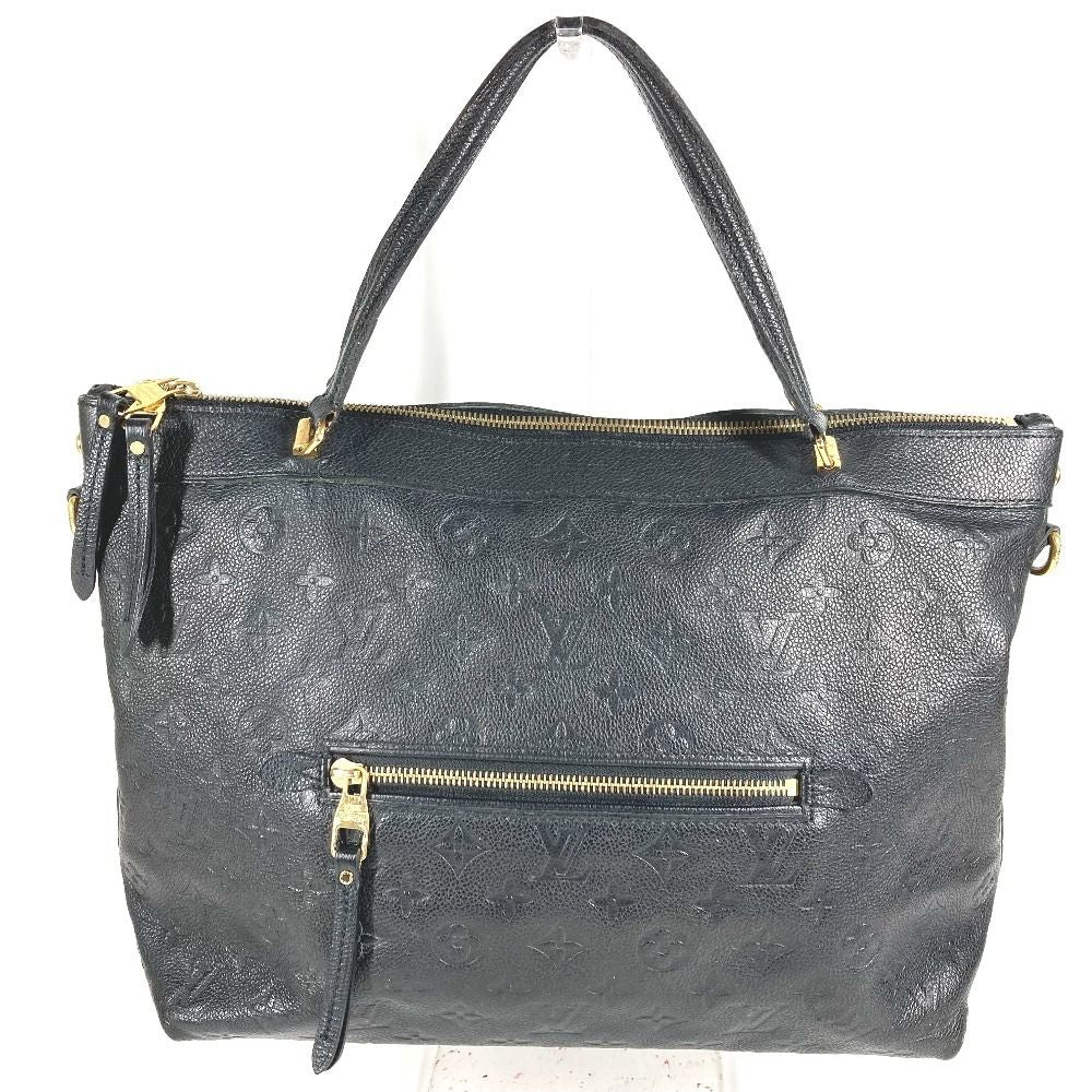 Louis Vuitton Handbag Bastille MM Monogram Empreinte Leather Noir Black