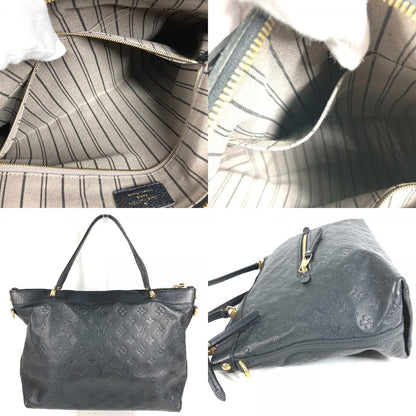 Louis Vuitton Handbag Bastille MM Monogram Empreinte Leather Noir Black — view 7
