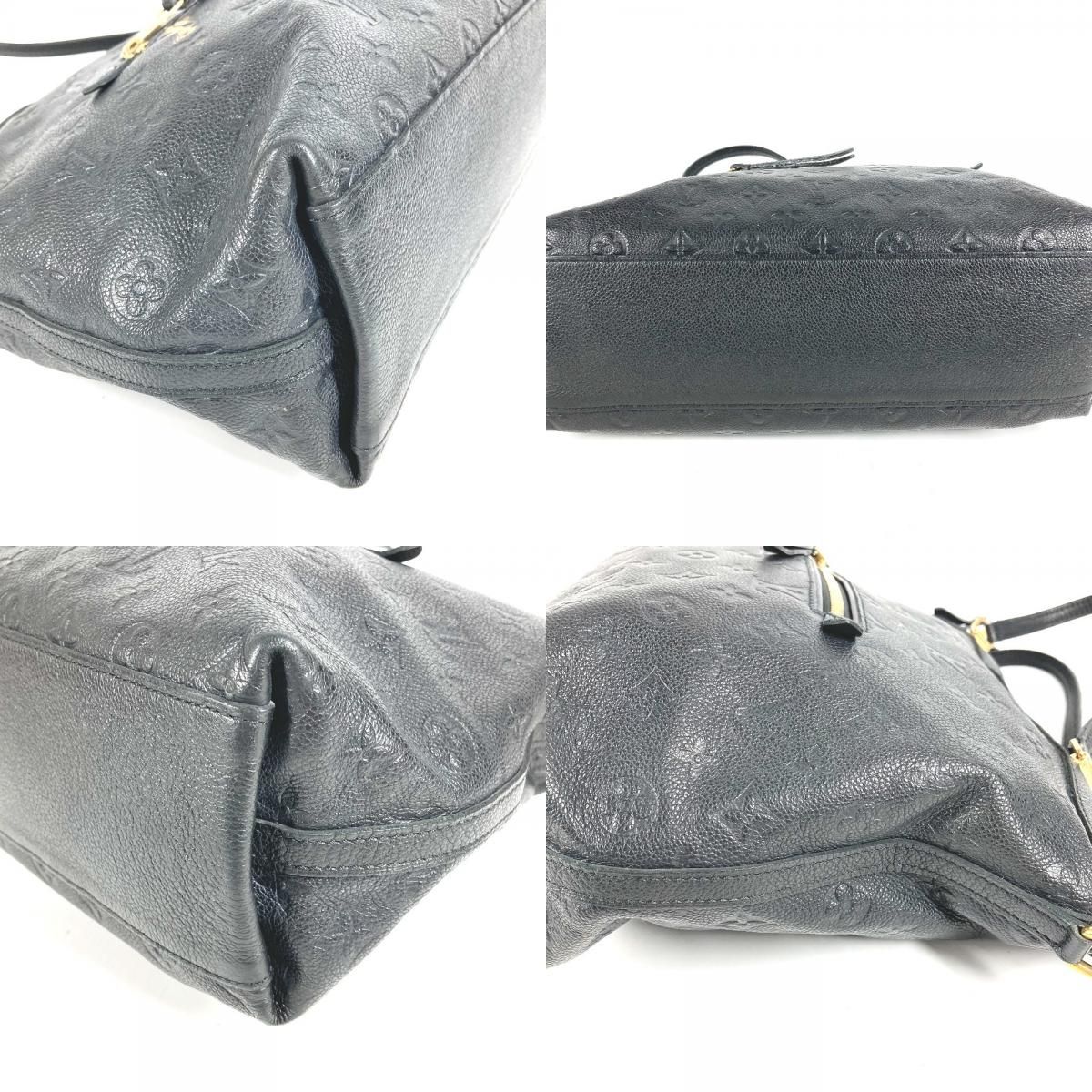 Louis Vuitton Handbag Bastille MM Monogram Empreinte Leather Noir Black — view 8