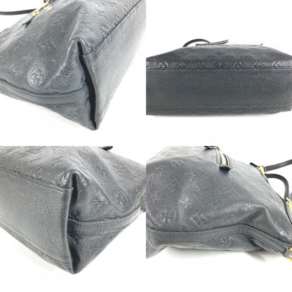 Louis Vuitton Handbag Bastille MM Monogram Empreinte Leather Noir Black — view 8
