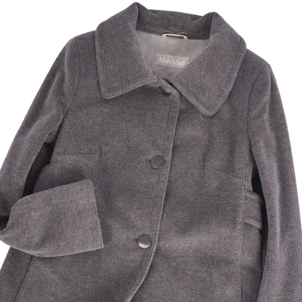 Max Mara Coat Long Wool Angora — view 2