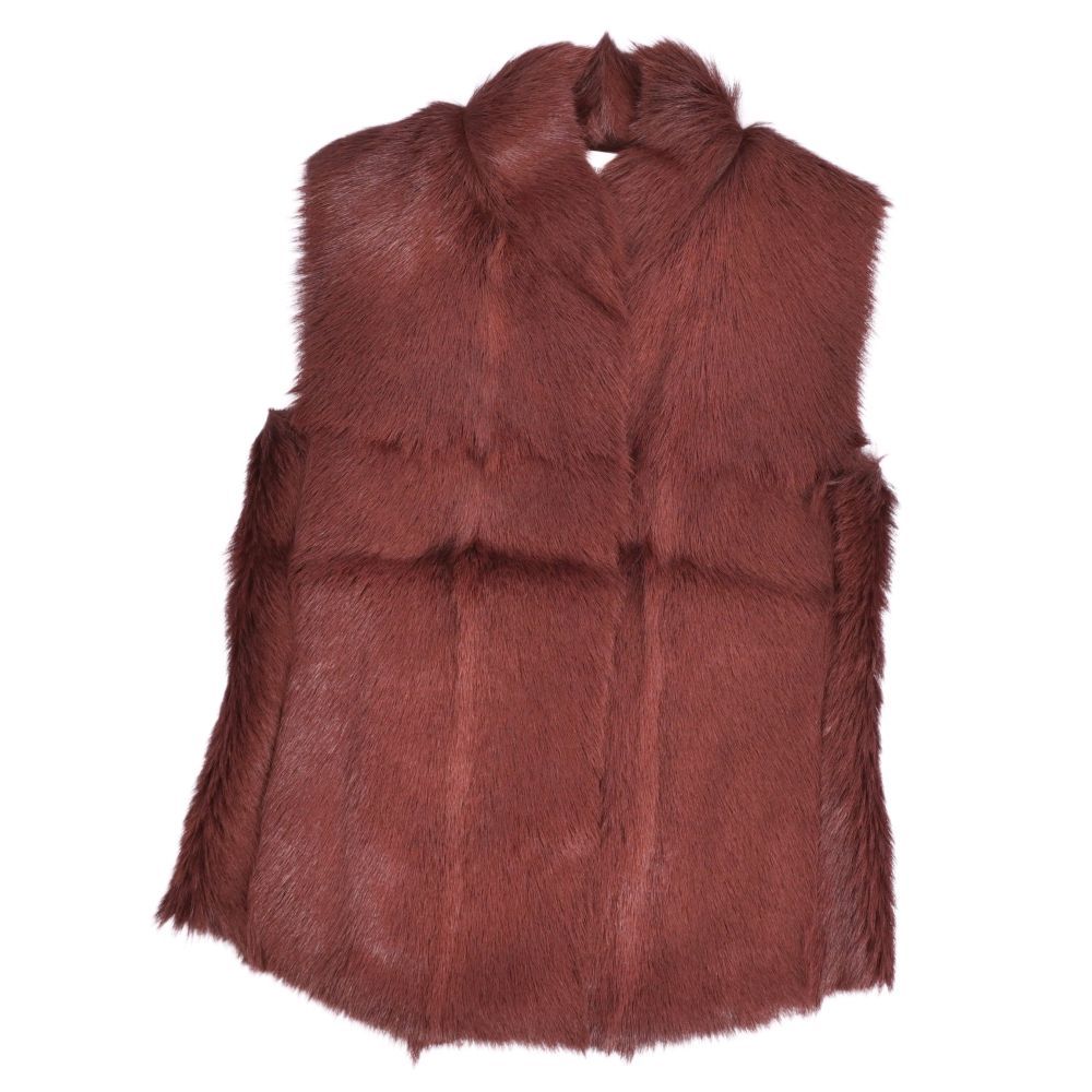 Hermes Vest Gilet Fur Goatskin