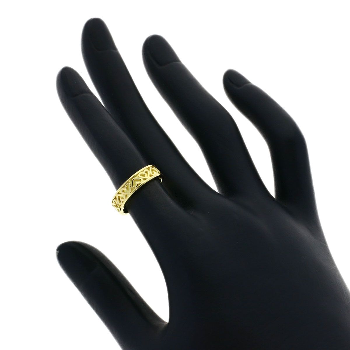 Tiffany & Co Cutout Heart Ring 18K Yellow Gold — view 5
