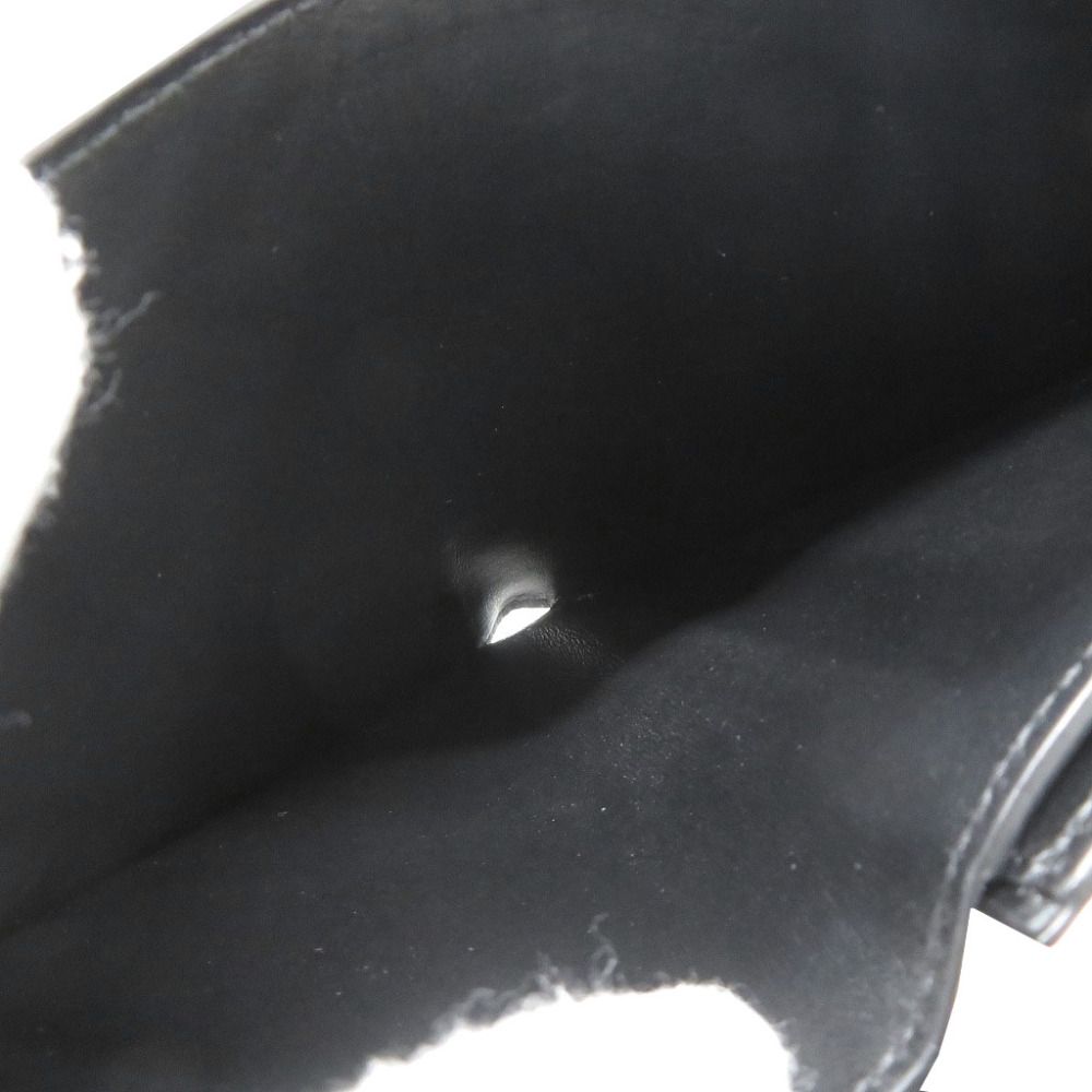 Celine Strap Wallet Leather Black Bifold — view 7