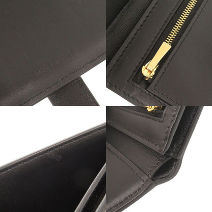 Celine Strap Wallet Leather Black Bifold — view 8