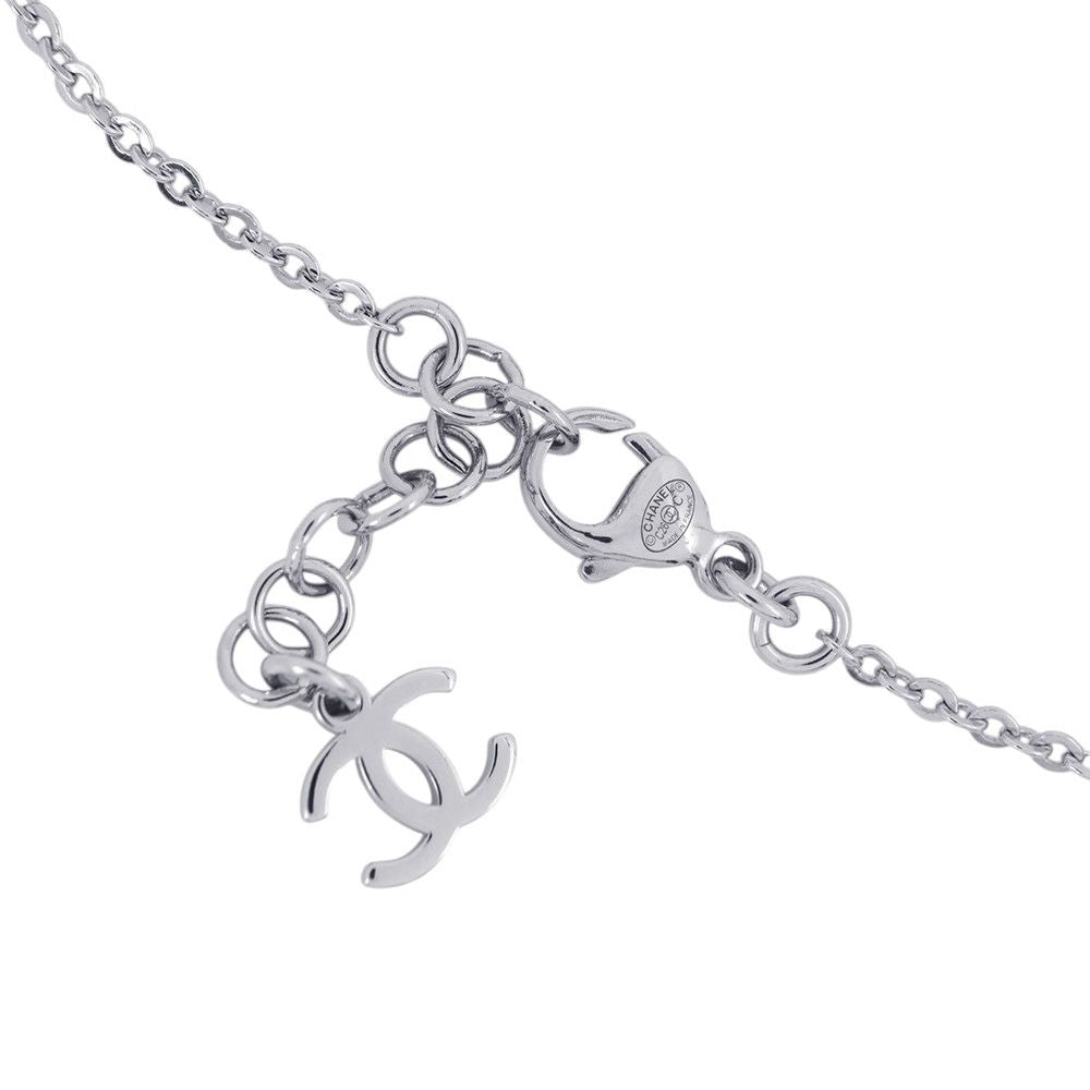 Chanel Bracelet CC Logo Charm Rhinestone Faux Pearl — view 5