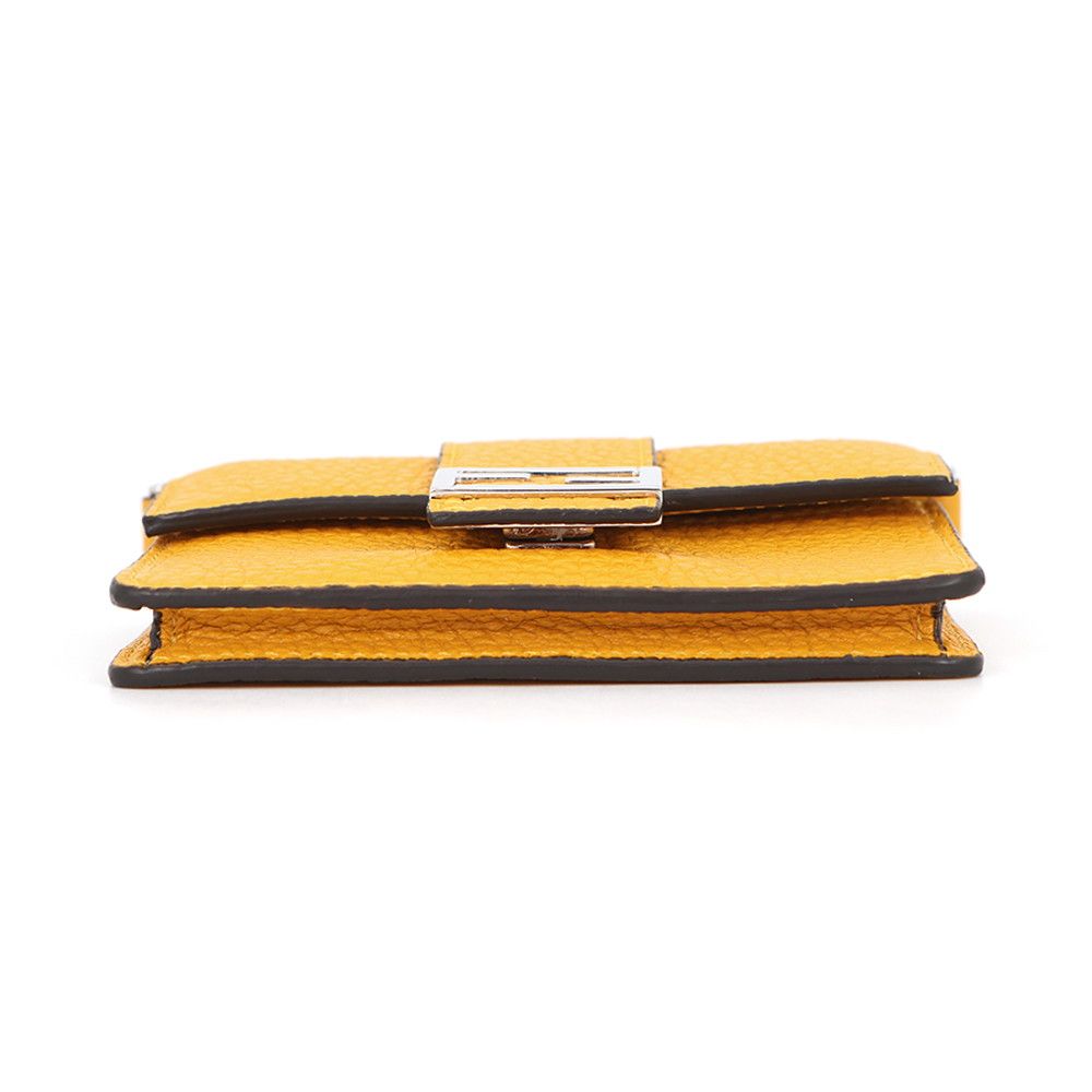 Fendi Shoulder Bag Micro Flat Baguette Pochette Leather — view 3