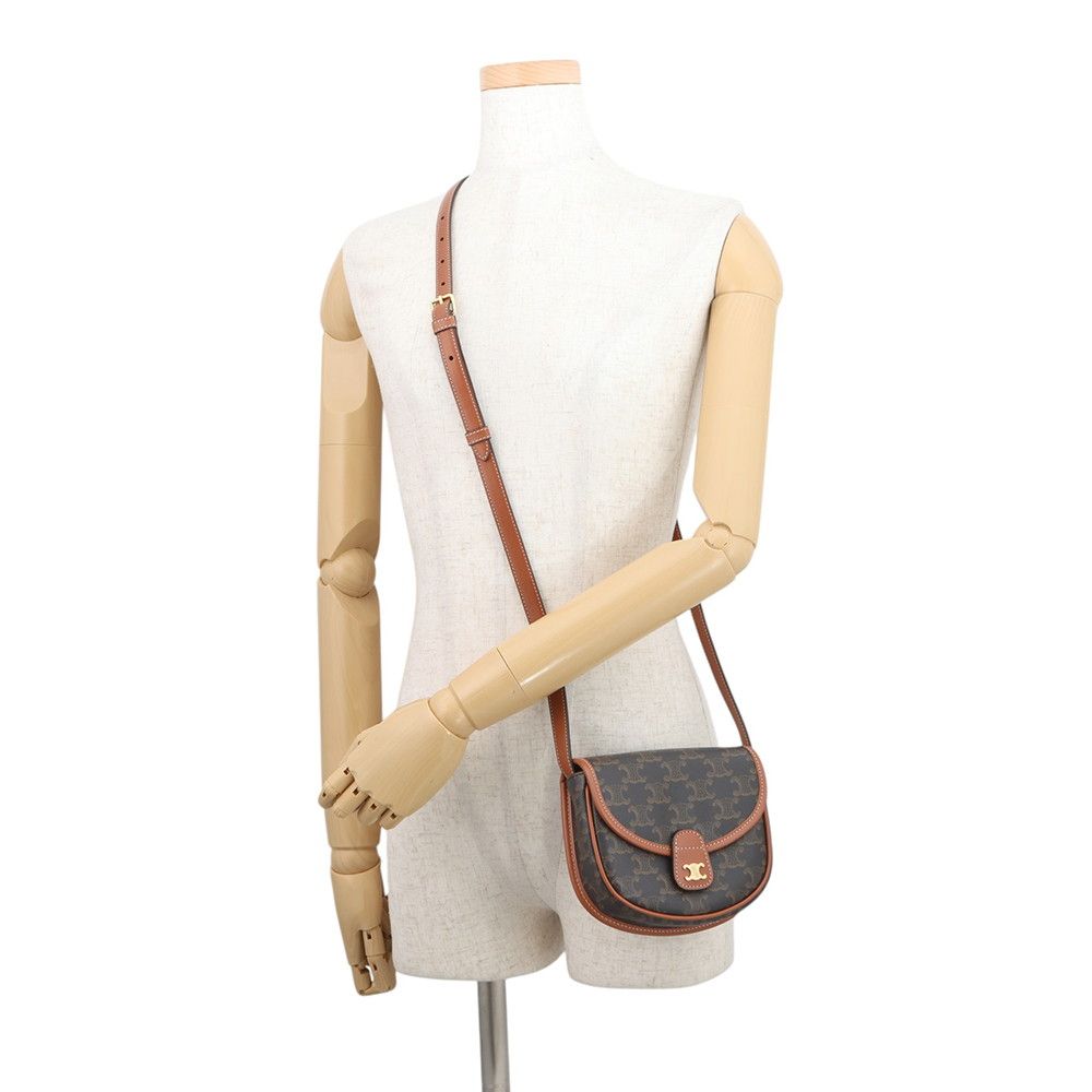 Celine Shoulder Bag Mini Besace Triomphe Pouch — view 4