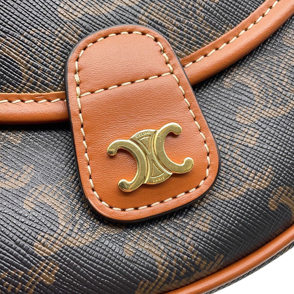 Celine Shoulder Bag Mini Besace Triomphe Pouch — view 7