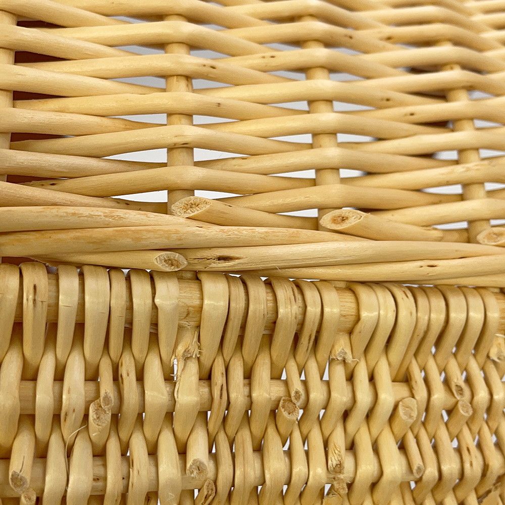 Hermes Basket Picnic Natural Brown Willow Leather — view 8