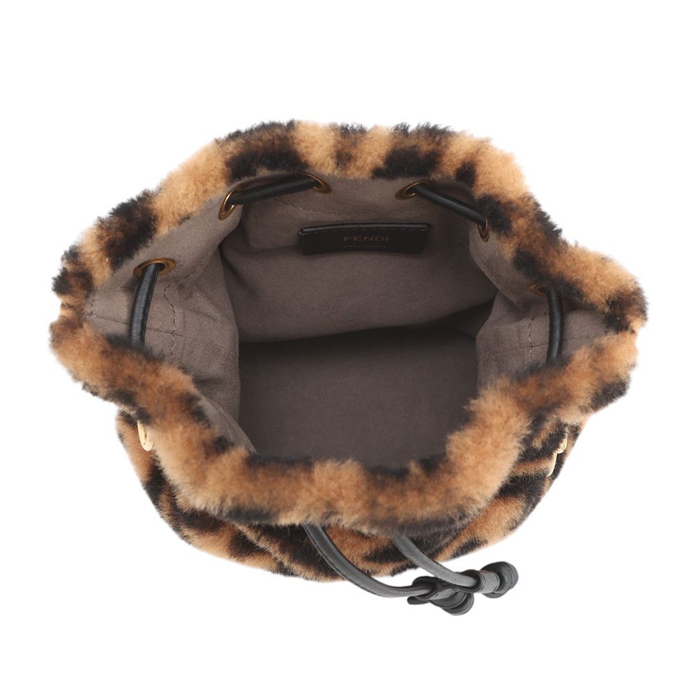 Fendi Shoulder Bag Montresor Mini Shearling 2-Way — view 6
