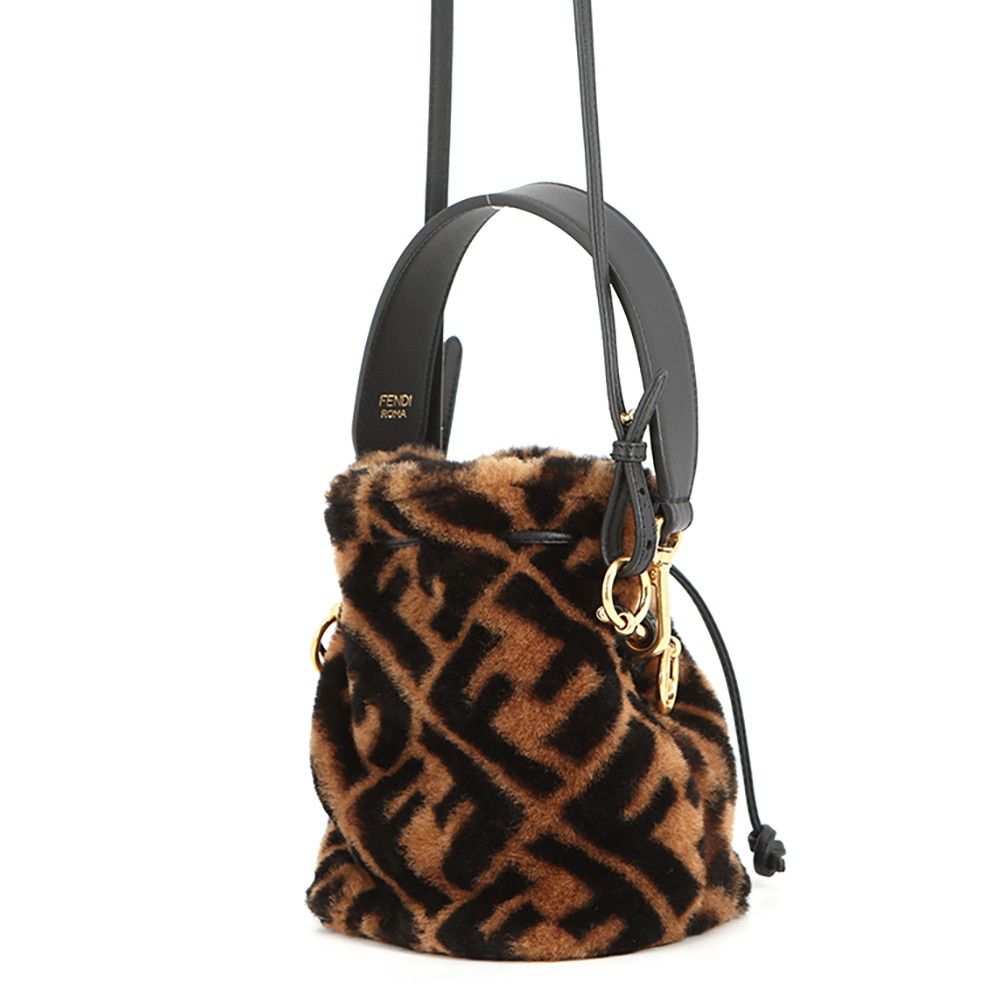 Fendi Shoulder Bag Montresor Mini Shearling 2-Way — view 2
