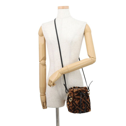 Fendi Shoulder Bag Montresor Mini Shearling 2-Way — view 5