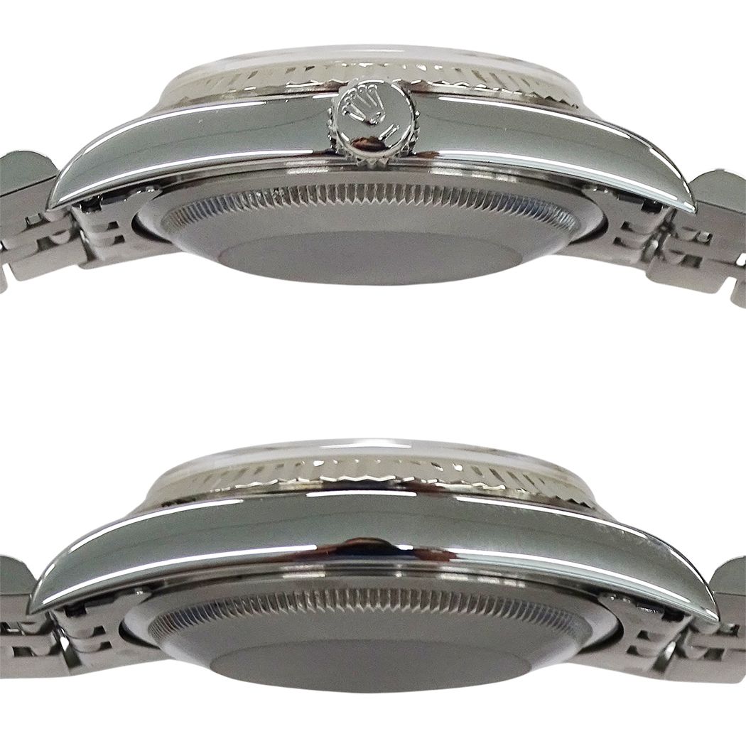 Rolex Datejust Watch Diamond Automatic At Stainless Steel White Gold WG — view 3