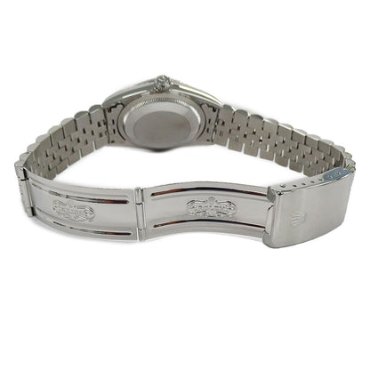 Rolex Datejust Watch Diamond Automatic At Stainless Steel White Gold WG — view 4