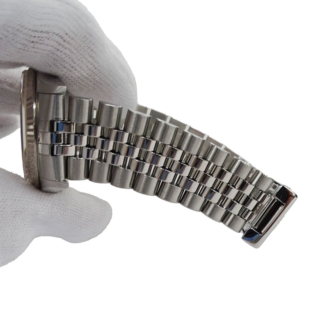 Rolex Datejust Watch Diamond Automatic At Stainless Steel White Gold WG — view 6