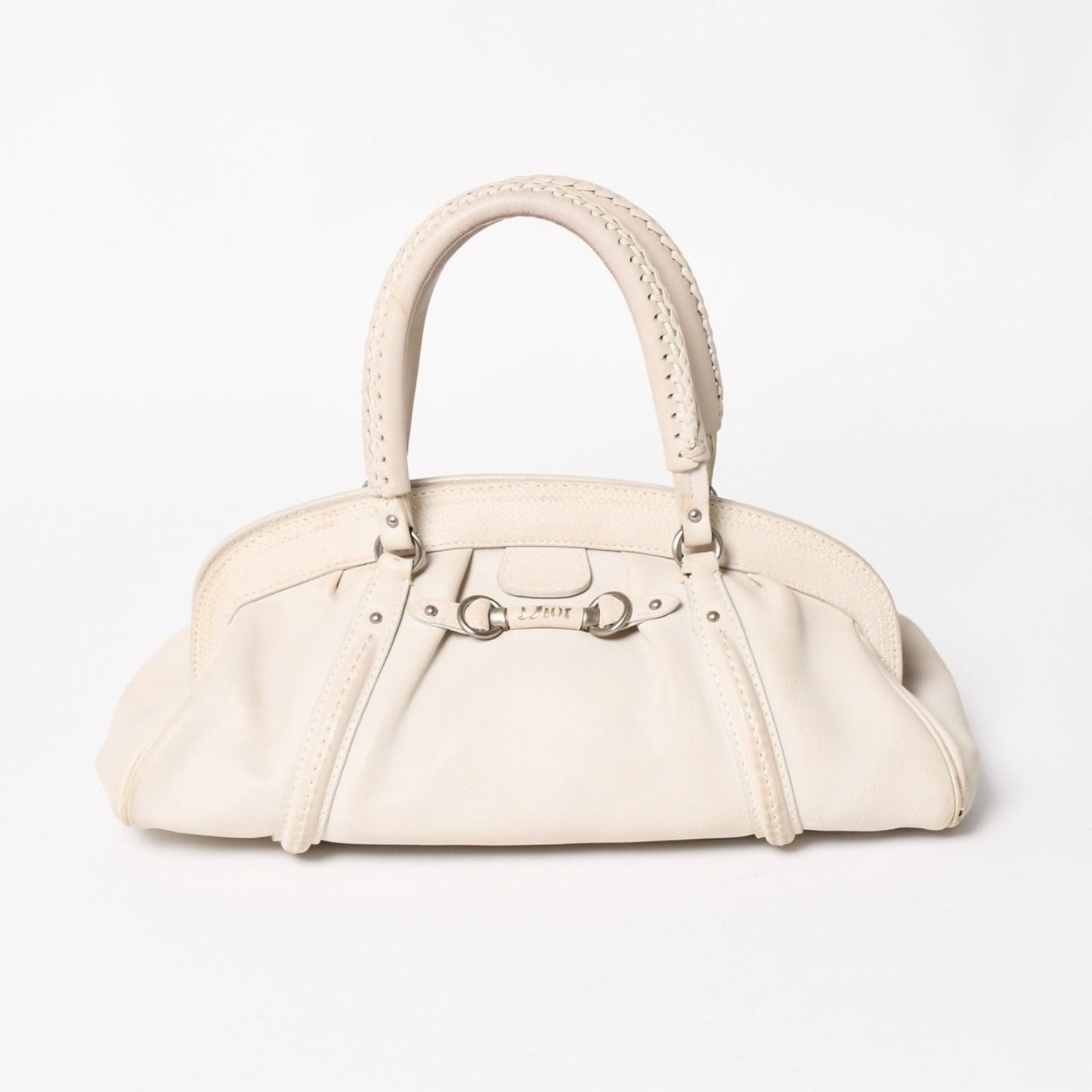 Dior Handbag White Silver