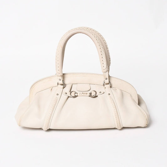 Dior Handbag White Silver