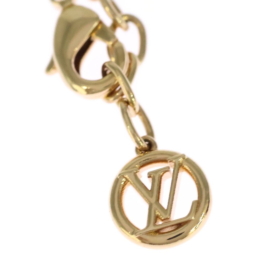 Louis Vuitton Bracelet LV Logo Charm Gold — view 6