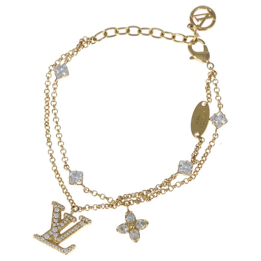 Louis Vuitton Bracelet LV Logo Charm Gold