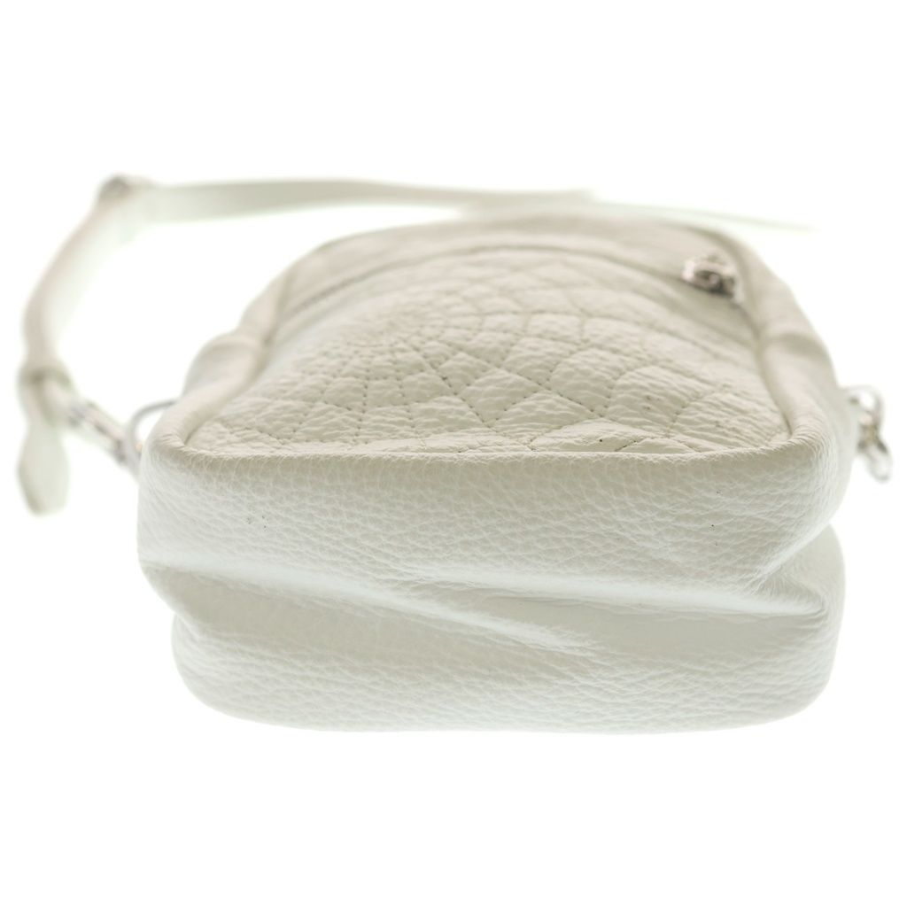 Chrome Hearts Takamini Spider Web Shoulder Bag White — view 4