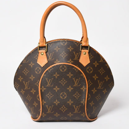 Louis Vuitton Ellipse PM Handbag Monogram Leather Brown Gold — view 2